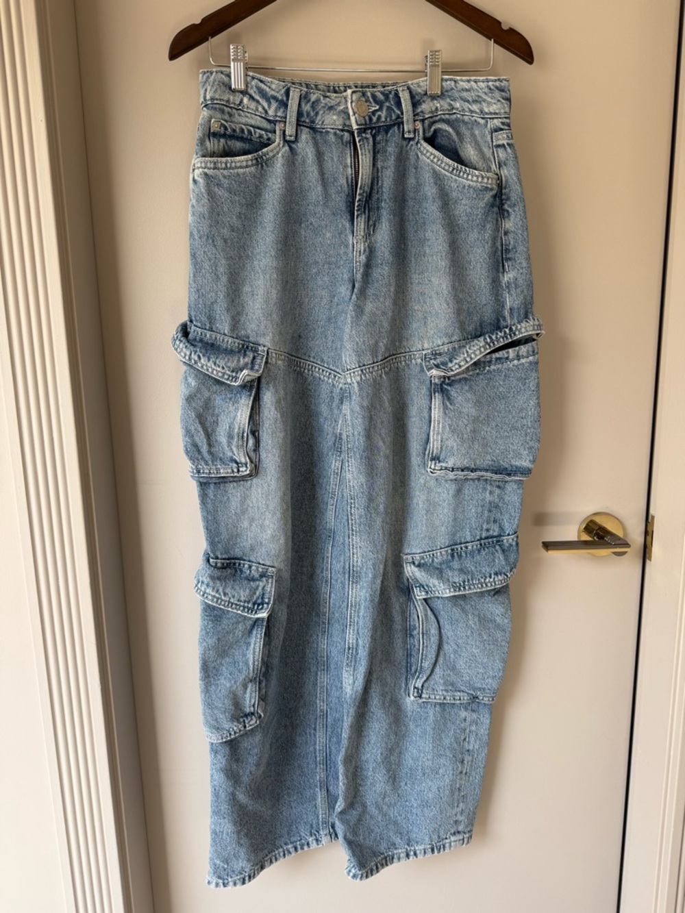 Garage Wide Leg Cargo Jeans